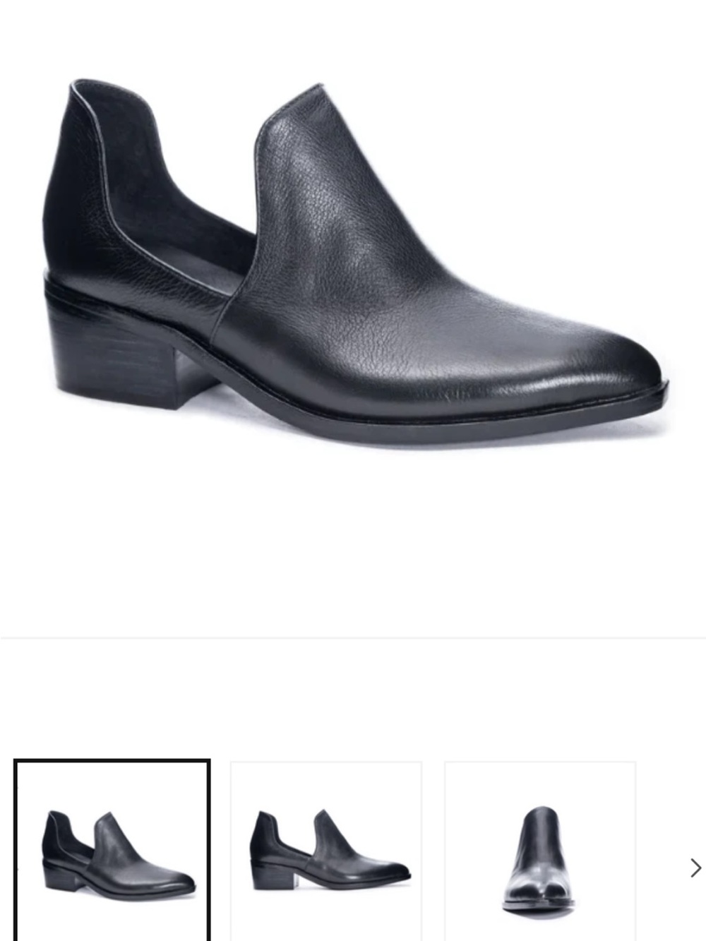 Chinese Laundry Black Cutout Heeled Ankle Boots
